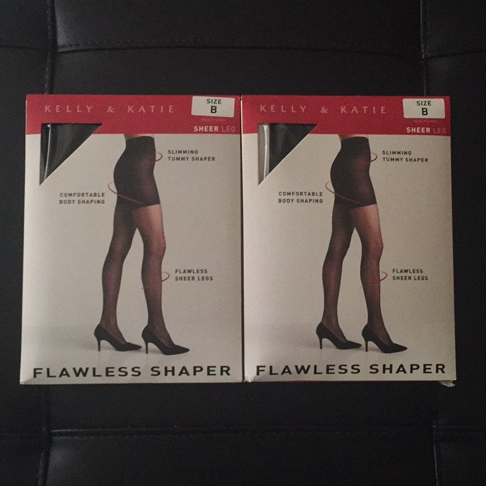 Kelly & Katie Sheer Control Top Tights Size M/L